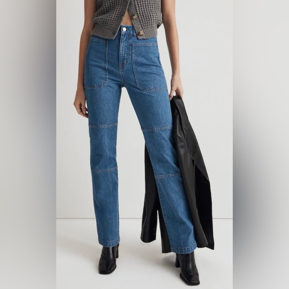 Madewell Denim - Madewell The '90s Straight Utility Jean Medium Wash Size 25